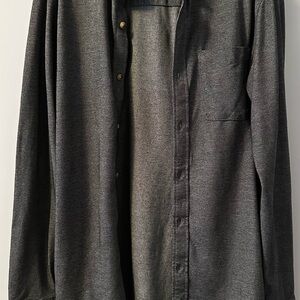 Jack & Jones Dark Gray Casual Button Down Shirt